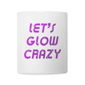 Voyons un graphique fou brillant - Mug blanc - blanc - Devant
