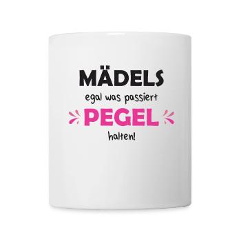 Mädels Pegel Halten Junggesellenabschied Braut - Tasse - Weiß - Vorne