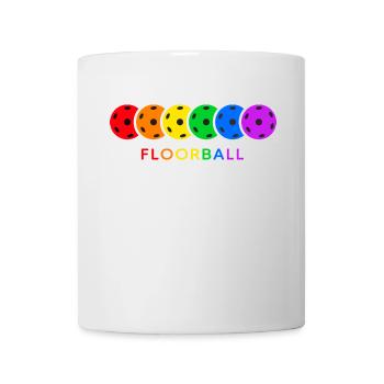 Floorball floorball « Floorball-color » unihoc - Mug blanc - blanc - Devant