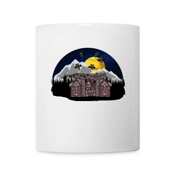Fledermäuse Karpaten Horror Burg Halloween Spuk - Tasse - Weiß - Vorne