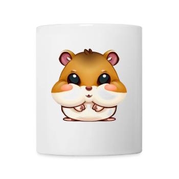 Süßer Hamster Hamsterbacken - Tasse - Weiß - Vorne