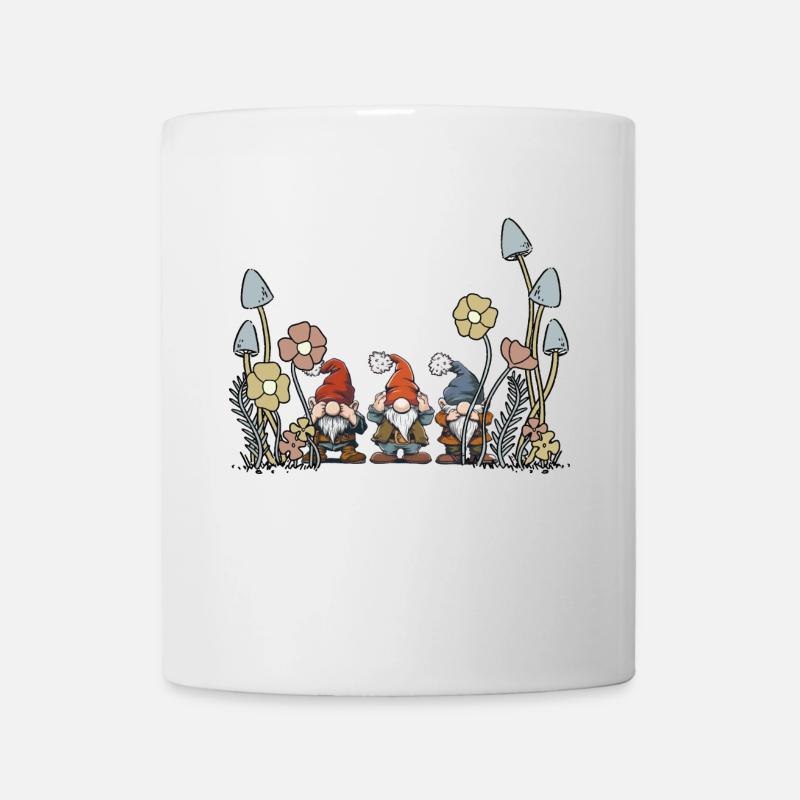 Habitant de la forêt Nain Nain Troll Conte de fées Enfant - Mug blanc - blanc