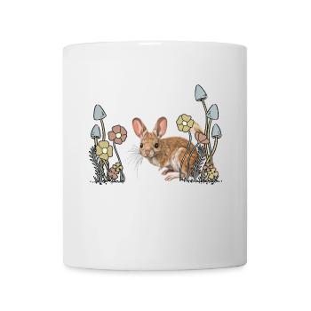 rongeurs, animaux, souris, habitants de la forêt, rongeur, enfant, nature - Mug blanc - blanc - Devant