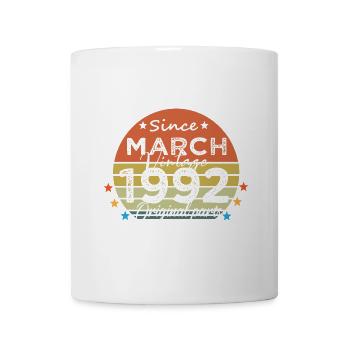 32 Years Old Made In 1992 Vintage March 1992 - Mug blanc - blanc - Devant