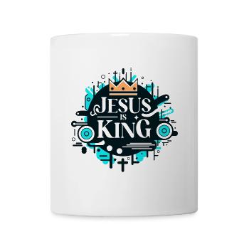 Jesus is King - Mug blanc - blanc - Devant