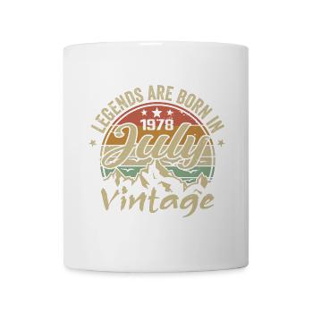 Jahrgang Juli 1978 Geburtstag Juli 1978 - Tasse - Weiß - Vorne