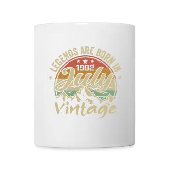 Jahrgang Juli 1982 Geburtstag Juli 1982 - Tasse - Weiß - Vorne