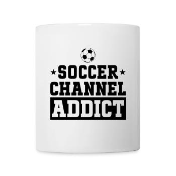 Fan Foot Loves Watching Football - Mug - white - Front