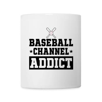 Adore Regarder Les Matchs De Baseball - Mug blanc - blanc - Devant