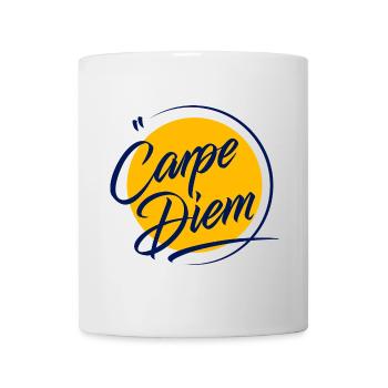 Badge Vintage Carpe Diem - Mug - white - Front