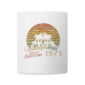 Jahrgang 1971 Geburtstagsgeschenk 1971 Retro 1971 - Tasse - Weiß - Vorne