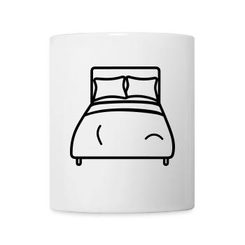Bett - Tasse - Weiß - Vorne