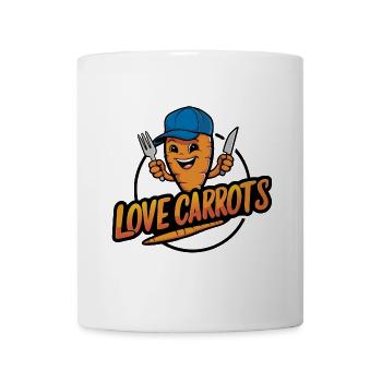I love carrots, carrots, funny carrots - Mug - white - Front