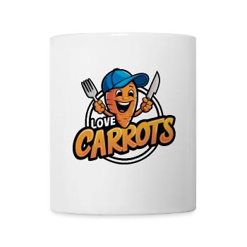 I love carrots, carrots, funny carrots - Mug - white - Front