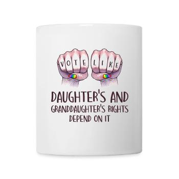 Grandma Feminism Little Girl Granny - Mug - white - Front