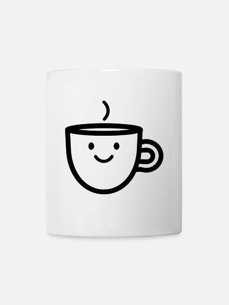 Kaffeebecher - Tasse - Weiß