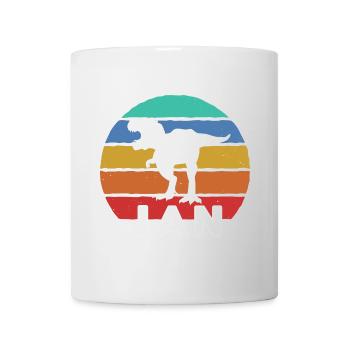 JAN - Beautiful boy name with dinosaur - Mug - white - Front