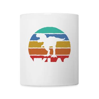 NIKLAS - Beautiful boy name with dinosaur - Mug - white - Front