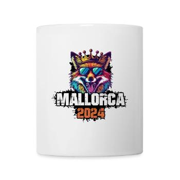 Mallorca 2024 Urlaub Fuchs - Tasse - Weiß - Vorne