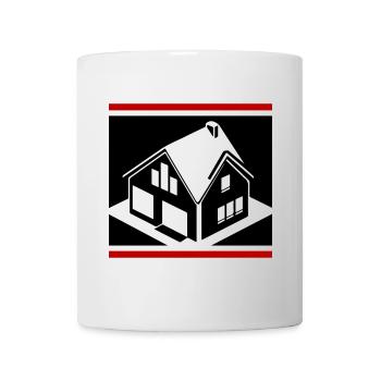 Real Estate House Logo - Mug - white - Front