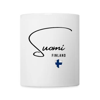 Flag of Finland, Finnish pride - Mug - white - Front