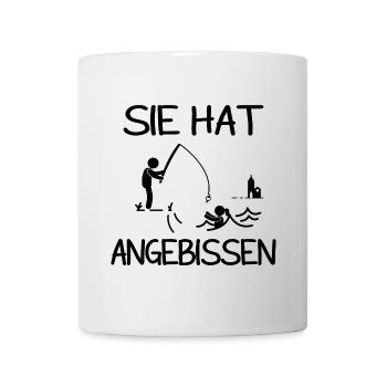 Announcing Engagement She's Bitten Bachelor Party Men - Mug - white - Front