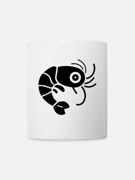 Garnele - Tasse - Weiß