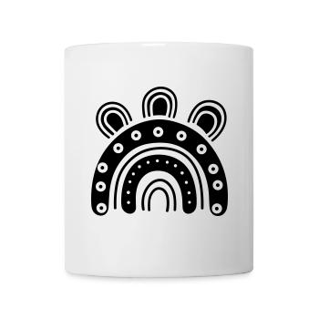 Arc en ciel - Mug blanc - blanc - Devant