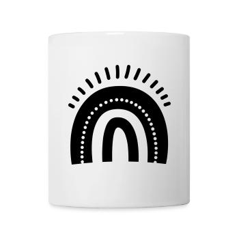 Arc en ciel - Mug blanc - blanc - Devant