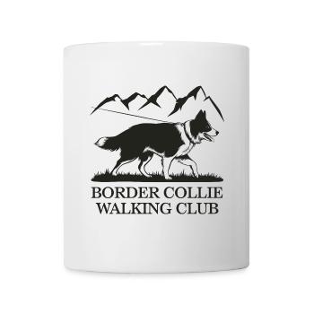 Border Collie Walking Club - Tasse - Weiß - Vorne