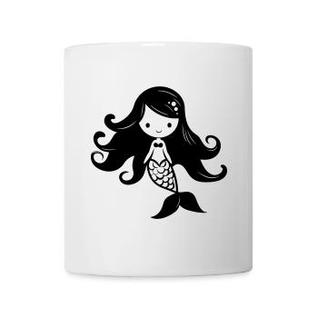 Meerjungfrau - Tasse - Weiß - Vorne