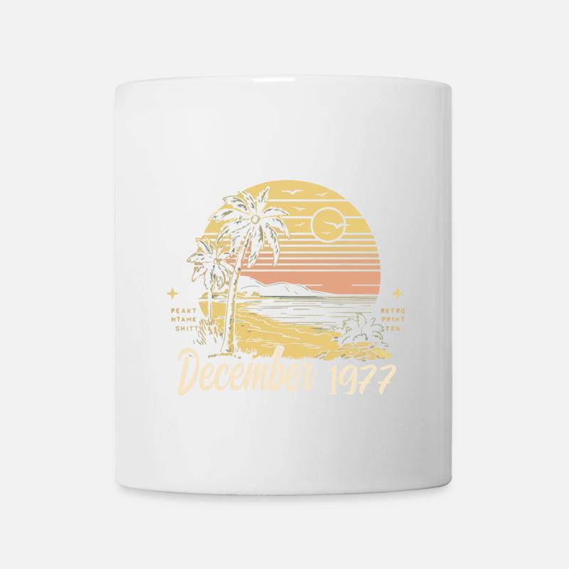 Dezember 1977 Geburtstagsgeschenk Dezember 1977 - Tasse - Weiß