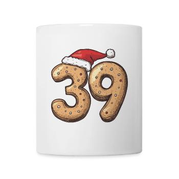 39 Number Christmas Cookie - Mug - white - Front