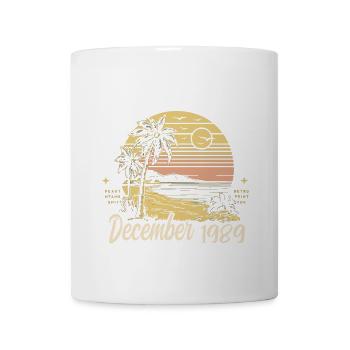 Décembre 1989 Cadeau d’anniversaire Décembre 1989 - Mug blanc - blanc - Devant