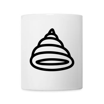 Muschel - Tasse - Weiß - Vorne