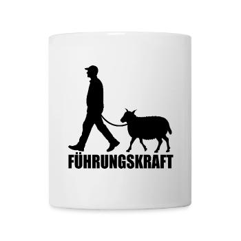 Schaf - Führungskraft - Landwirtschaft Geschenk - Tasse - Weiß - Vorne