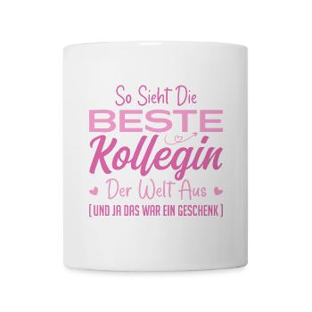 Collègue de travail Idée cadeau Meilleur collègue - Mug blanc - blanc - Devant