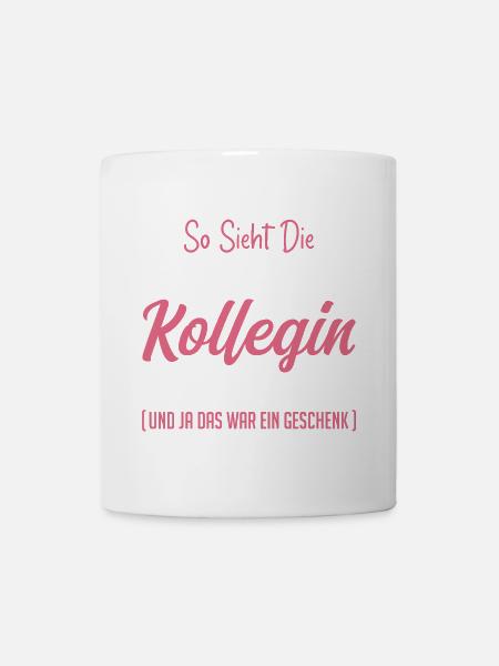 Arbeitskollegin Geschenkidee Beste Kollegin - Tasse - Weiß