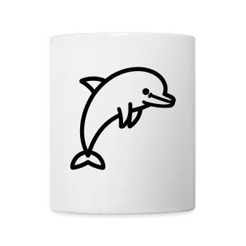 Delfin - Tasse - Weiß - Vorne