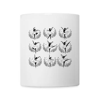 Flowers Ballet Dancer - Mug - white - Front
