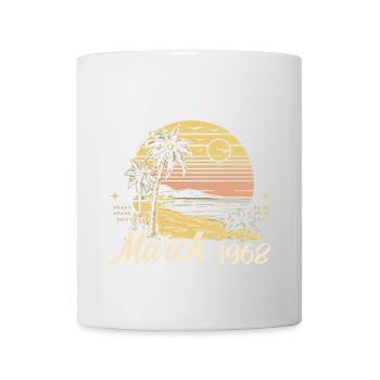 Anniversaire Mars 1968 - 57ème anniversaire - Mars 1968 - Mug blanc - blanc - Devant