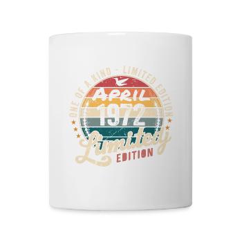 April 1972 Vintage Birthday April 1972 - Mug - white - Front