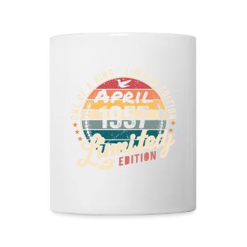 April 1957 Vintage Birthday April 1957 - Mug - white - Front