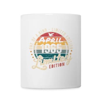 Avril 1965 Vintage Anniversaire Avril 1965 - Mug blanc - blanc - Devant