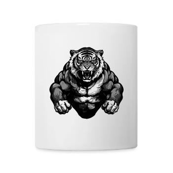 Musculation Tiger Muscles - Mug blanc - blanc - Devant