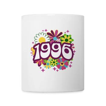 Hippi 30 Jahre Frau Geburtstag 1996 - Tasse - Weiß - Vorne