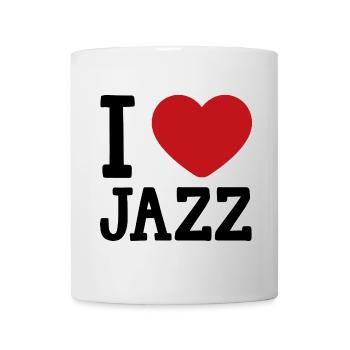 I Love Jazz Quote - Mug - white - Front