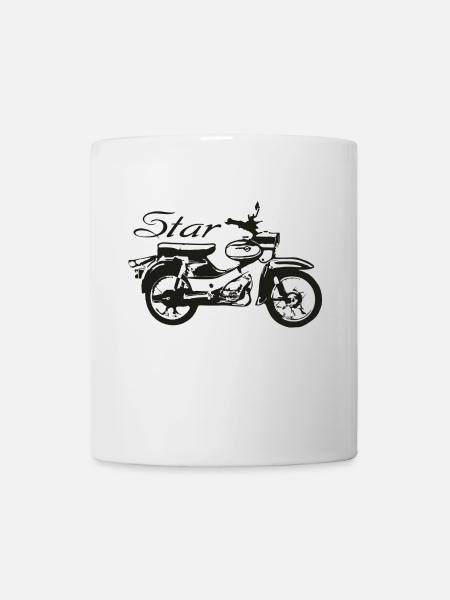 Moped Star - Tasse - Weiß