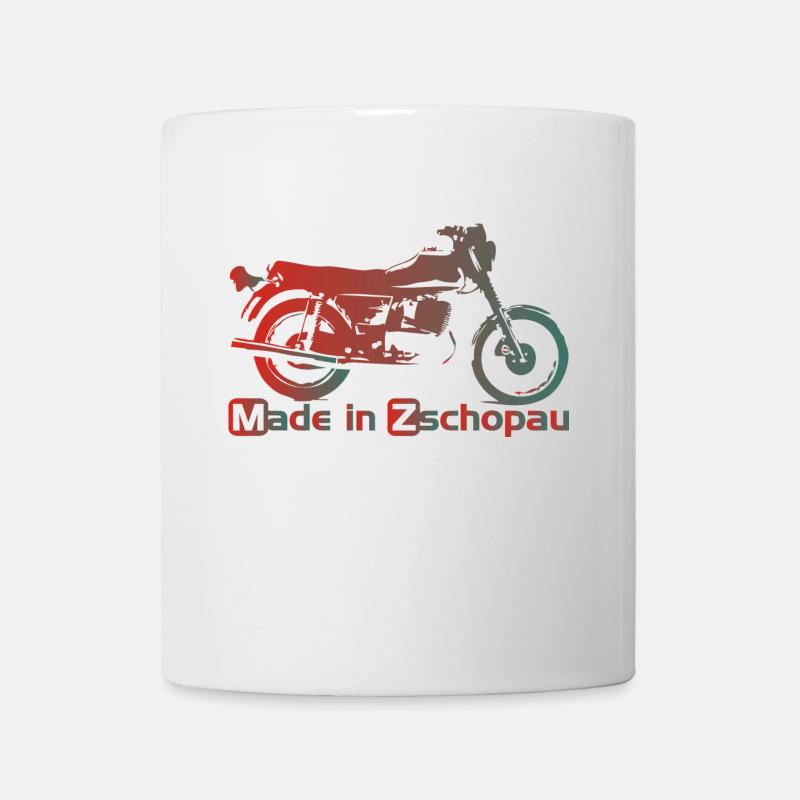 MZ ETZ250 Made in Zschopa - Tasse - Weiß