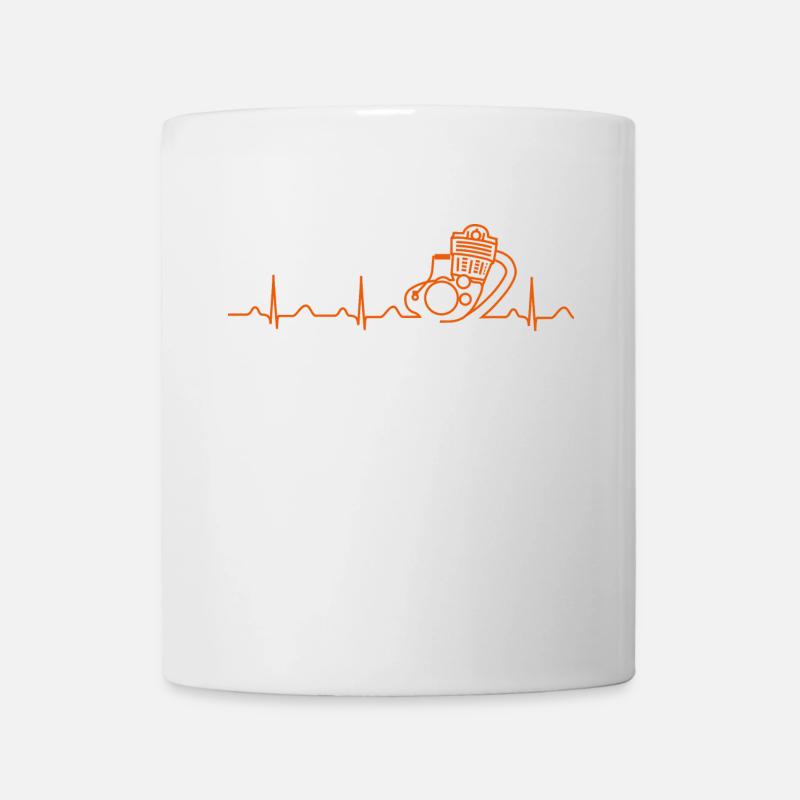 SR500 TX500 Heartbeat orange - Tasse - Weiß